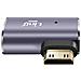 Adattatore Video 8k Uhd Hdmi Femmina A Mini Hdmi Maschio Curvo A Sinistra, Grigio - Foto miniatura 9