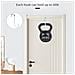 Ganci Sopra La Porta Senza Foratura, Spessore 10 Mm Per Porte Da 3,7 Cm (confezione Da 4) - Acciaio Inossidabile E Plastica White - Foto miniatura 3