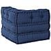 Cuscino Blu 70 x 70 x 54 cm Poliestere - Foto miniatura 6