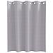 Tende con tende 2 pcs Grigio Metallico 140x140cm Poliestere - Foto miniatura 4
