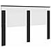 Testiera con testiera Rovere Nero 160 cm Legno multistrato - Foto miniatura 6