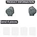 Copri Braccioli Elasticizzati Impermeabili In Pu - Protezioni Antiscivolo Per Mobili Grey - Foto miniatura 3