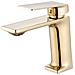 Rubinetto per lavabo da bagno, Blackswan, tipo M118, modello oro lucido, misura 16 cm - Foto miniatura 1
