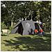 Tenda a Cupola per 4 Persone con tetto Grigio e arancione - Foto miniatura 2