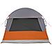 Tenda a Cupola per 4 Persone con tetto Grigio e arancione - Foto miniatura 6