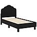 Struttura letto per bambini con testata Nero 70 x 140 cm - Foto miniatura 4