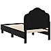 Struttura letto per bambini con testata Nero 70 x 140 cm - Foto miniatura 7
