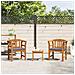Set da giardino con divano a rosa con cuscino 3 pcs - Foto miniatura 4
