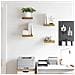 Scaffale da parete 4 pcs Marrone 23 x 23,5 x 4 cm - Foto miniatura 4