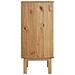 Cassettiera OTTA Nero 45 x 39 x 90 cm Legno Massello di Pino - Foto miniatura 5