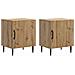 Armadio da Notte 2 pcs Rovere Artigianale 43 x 34,5 x 50 cm - Foto miniatura 1