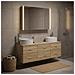 Set di mobili per il bagno 4 pcs Rovere Sonoma - Foto miniatura 2