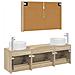 Set di mobili per il bagno 4 pcs Rovere Sonoma - Foto miniatura 8