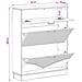 Mobile per scarpe HOORN 78 x 24 x 100 cm Legno ingegnerizzato - Foto miniatura 9