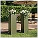 Vaso da giardino 2 pz Verde Oliva 20 x 20 x 75 cm - Foto miniatura 2