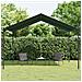 Gazebo 4 x 4 x 2,6 m Tortora Poliestere e Acciaio - Foto miniatura 2