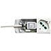 ICPS004F - Multipresa 4 Uscite Bipasso 16A / Schuko Bianco - Foto miniatura 7
