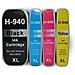 4 Cartucce Compatibili Hp 940 Xl 1 Per Colore - Foto miniatura 1
