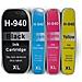 4 Cartucce Compatibili Hp 940 Xl 1 Per Colore - Foto miniatura 3