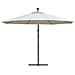 Ombrellone A Sbalzo Con Led E Palo In Metallo 350 Cm Sabbia - Foto miniatura 6