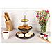 Alzata Stand Porta Dolci Rustici 3 Piani In Ardesia Alzatina Finger Food Muffin - Foto miniatura 9