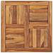 Piano del Tavolo in Legno Massello di Teak 70x70x2,5 cm - Foto miniatura 2