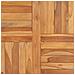 Piano del Tavolo in Legno Massello di Teak 70x70x2,5 cm - Foto miniatura 3