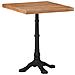 Tavolo Da Bistrot 60x60x76 Cm In Legno Massello Di Acacia - Foto miniatura 10