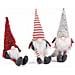 Babbi Natale Decorativi Set Da 3 Pupazzi Di Babbo Natale Con Gambe E Barba Lunga Idea Regalo - Foto miniatura 1