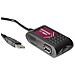 USB 2.0 Extender, 2 Ports, black 5 m, Nero, 5 mm - Foto miniatura 1