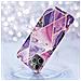 Custodia Compatibile Con Apple Iphone 11 Pro (xi Pro) In Marmo Viola Onda No. 14 - Coperchio Protettivo In Silicone Tpu Con Motivo A Mosaico - Foto miniatura 4