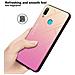 Custodia Compatibile Con Huawei P Smart 2019 In Giallo - Rosa - Coperchio Protettivo Bicolore In Vetro Temperato E Silicone Tpu - Foto miniatura 6