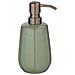 Dispenser Di Sapone Liquido Sirmione, Ceramica, Verde Con Bordo In Rame, 430 Ml, - Foto miniatura 1
