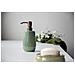 Dispenser Di Sapone Liquido Sirmione, Ceramica, Verde Con Bordo In Rame, 430 Ml, - Foto miniatura 6