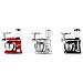 Impastatrice Robot Da Cucina 6,5lt 1900w - Foto miniatura 1
