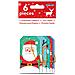 6 Etichette Regalo - Babbo Natale E Amici - Foto miniatura 1