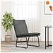 Sedia Lounge Grigio Scuro 52x75x76 Cm In Tessuto - Foto miniatura 1