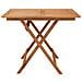 Tavolo Da Giardino Pieghevole 90x90x75 Cm Legno Massello Acacia - Foto miniatura 3