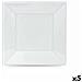 Set Di Piatti Riutilizzabili Algon Bianco Plastica 23 X 23 X 1,5 Cm (36 Unità) - Foto miniatura 1