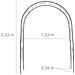 Arco Da Giardino Per Rose Piante Rampicanti Decorazione In Metallo Altezza 233cm - Foto miniatura 3