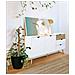 Mobile Credenza Madia Da Interno In Legno Con 2 Ante E 3 Cassetti 147x39x82h Cm Natural White - Foto miniatura 8