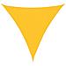 Vela Parasole 160 G/m Triangolare Giallo 4,5x4,5x4,5 M In Hdpe - Foto miniatura 2