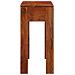 Tavolo Consolle 80x35x75 Cm In Legno Massello Di Acacia - Foto miniatura 3