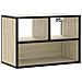 Mobile Tv Rovere Sonoma 60x31x39,5cm Legno Multistrato Metallo - Foto miniatura 2