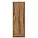 Scarpiera Rovere Artigianale 32x35x92 cm in Legno Multistrato - Foto miniatura 4