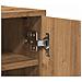 Scarpiera Rovere Artigianale 32x35x92 cm in Legno Multistrato - Foto miniatura 9