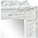 Specchio Autoportante Stile Barocco 160x40 Cm Bianco - Foto miniatura 3