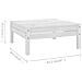 Lusso Casadino -  Set Salotto Da Giardino 4 Pz In Legno Massello Di Pino Bianco - Foto miniatura 7