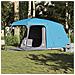 Tenda da Campeggio con Portico Cupola 5Persone Blu Impermeabile - Foto miniatura 1