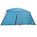 Tenda da Campeggio con Portico Cupola 5Persone Blu Impermeabile - Foto miniatura 6